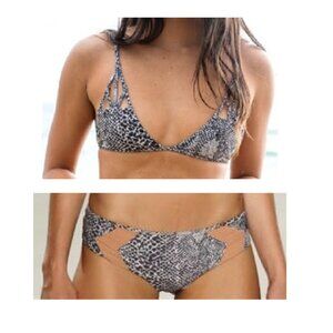 Acacia Swimwear Snake Print Bikini